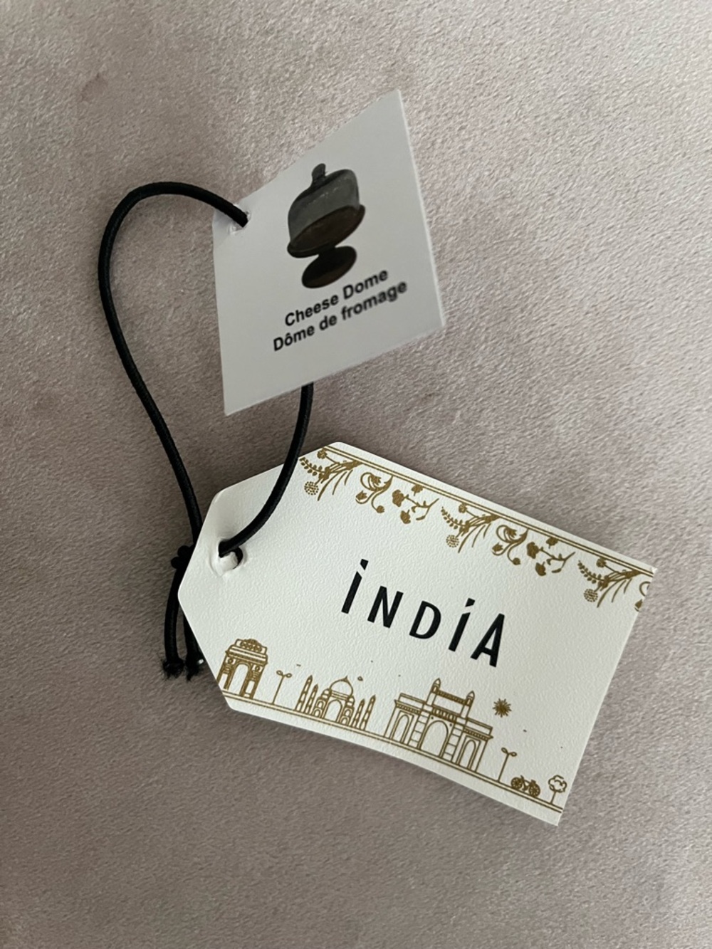 Glass Dome Cake Stand on Wooden Pedestal - Clear & Natural Wood - Picture 6 of 6